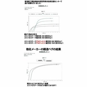 鍛造ペグ エリッゼステーク 28cm レッド 8本セット 粉体塗装+ カチオン電着塗装 MK-280RDの画像7