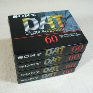 SONY　DT-60RA　DAT デジタルオーディオテープ　60分　4個セット　未開封！