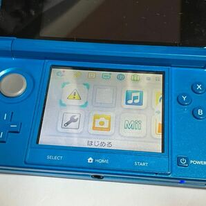 【RA-24】通電OKジャンク☆New Nintendo 3DSLL ホワイト+3DSアクアブルー まとめて2台セット！の画像6
