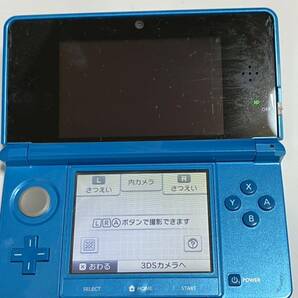 【RA-24】通電OKジャンク☆New Nintendo 3DSLL ホワイト+3DSアクアブルー まとめて2台セット！の画像5