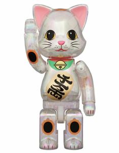 *400% only maneki-neko NY@BRICK thousand ten thousand both transparent plating MEDICOM TOYnya- yellowtail kBE@RBRICK Bearbrick so llama chi