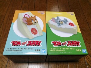 定形外送料710円 トムとジェリー フィギュアコレクション～Fruit Sandwich～ Aカラー Bカラー 全2種セット ケーキ 新品未開封 同梱可能