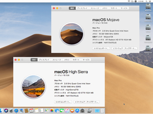 Mac Pro(Mid 2010) 大容量10TB+SSD128GB(Mojave)