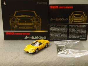 1/64 フェラーリ Dino 246 GTS Yellow トミーテック トミカリミテッドヴィンテージNeo