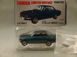 1/64 いすゞ ベレット 1600 GTR (69年式) Blue/Black トミーテック トミカリミテッドヴィンテージ LV-150d