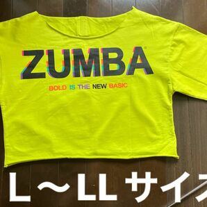 サイズ大きめ！usedズンバ　リメイクＴシャツＬ〜LLサイズ