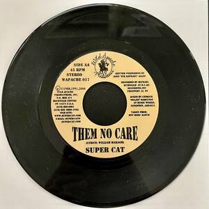 Roses Are Redトラ Super Cat - Jah Run Things // Them No Care // A面 B面 ありWild Apach 7inch / 早口 / 1990年 キャット系 入手困難!
