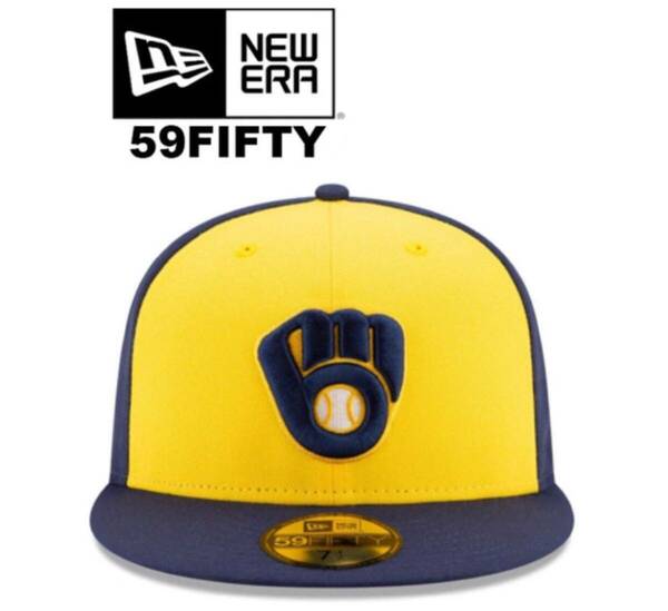 New era ニューエラキャップ 59FIFTY MLB Milwaukee Brewers ミルウォーキーブルワーズ　