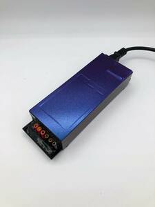 【スマイルSALE： DC１２V ６５A 】S/N 004,005｜マットパープル＆レッド｜コンパクト安定化電源｜静音仕様｜ACコード付