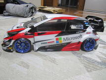 新品 未使用 1/10 タミヤ ガズーレーシング ヤリス WRC ボディ GR YARIS GAZOO Racing 展示品 TOYOTA TAMIYA R/C BODY 穴開け無 最安提供_画像7