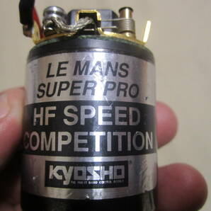 当時物 京商 ルマン スーパープロ HF SPEED COMPETITION 完全動作品 希少 初期ロット LE MANS SUPER PRO KYOSHO EP R/C モーター kyoshoの画像3