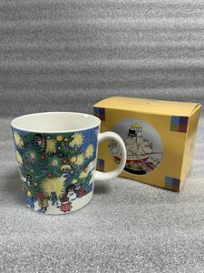 ARABIA アラビア ムーミン マグ 2004年 クリスマス 未使用 ※リトルミイ スナフキン