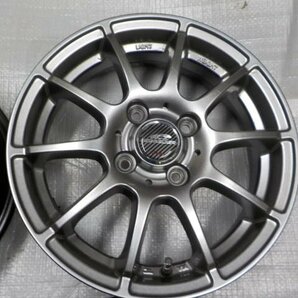 【 マルカサービス 】 A-TECH SCHNEDER 14インチアルミホイール 4本 4H PCD100 4.5J +43 JWLの画像5