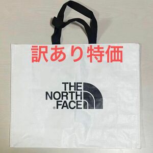 訳あり特価品！新品 THE NORTH FACE ショッパー エコバッグ トートバッグ 白 M 