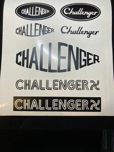 CHALLENGER ステッカー　黒