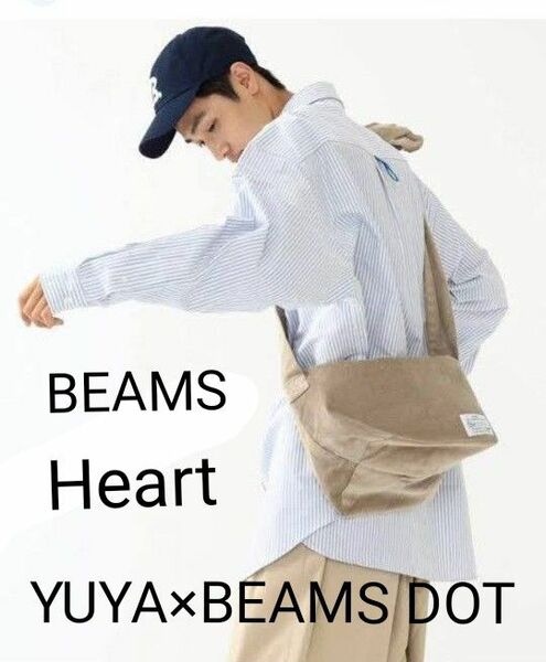 BEAMS　Heart　YUYA×BEAMS DOT タスキショルダー　ショルダーバック　トートバッグ バッグ