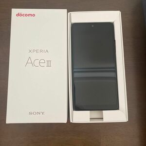 Xperia Ace III SO-53C 5.5インチ メモリー4GB ストレージ64GB ブラック ドコモ 