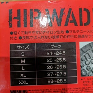 ドレス ヒップウェーダー Mサイズ 25〜25.5 エアボーン dress hipwader airborneの画像6