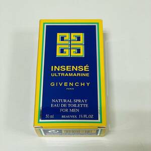 【MIA-10143YN】１円 ～ 未開封 GIVENCHY ジバンシィ INSENSE インセンス ウルトラマリン オーデトワレ 香水 スプレー 50ml 長期保管品