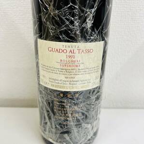 【TK‐11799IM】1円 ～ TENUTA GUADO AL TASSO 1998 テヌータ グアド アル タッソ 750ml 13％ ヴィンテージワイン コレクション 未開栓の画像6