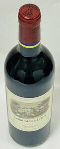 【MIA10735SH】1円スタート Carruades de Lafite カリュアド・ド・ラフィット 2000 750ml 12.5％ 未開栓 長期保管品 現状品