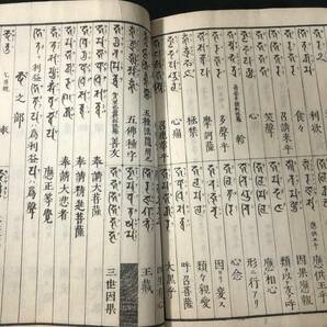 2912仏教 密教 ■陀羅尼字典■ 帙付 真言 梵字 字彙 字書 辞典 明治時代物 木版 版本 仏書 和本古書古文書和書古本古典籍骨董古美術の画像8