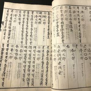 2912仏教 密教 ■陀羅尼字典■ 帙付 真言 梵字 字彙 字書 辞典 明治時代物 木版 版本 仏書 和本古書古文書和書古本古典籍骨董古美術の画像5