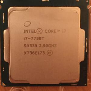 Intel Core i7 7700T SR339 2.90GHz 4Core-8Thread LGA1151 インテル CPU