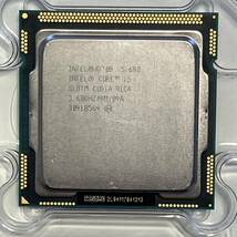 Intel Core i5 680 SLBTM 3.60GHz 2Core-4Thread LGA1156 インテル CPU_画像1