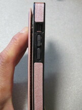 ☆１円スタート☆Pelanty For iPhone 11 Pro 背面ケース手帳型 ケース縄掛け 財布型ケース 携帯カバー　横開-ローズゴールド_画像4