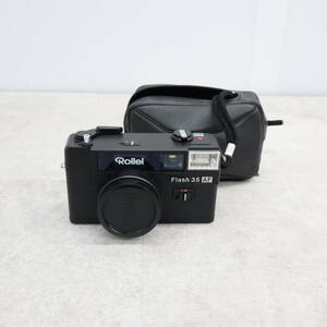 ●カメラ機器 コレクター引退品!!!!｜フィルムカメラ コンパクトカメラ｜Rollei ローライ FLASH 35 ｜ケース付き ロゴ入 GERMARY■P0178