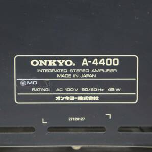 △ ｜ステレオプリメインアンプ｜ONKYO オンキョー A-4400 ｜ ジャンク品■P1170の画像9