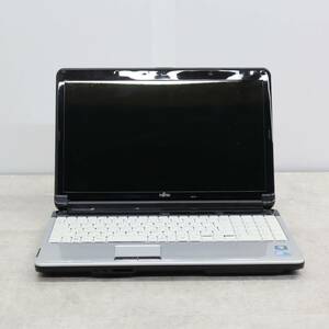 △BIOSの起動/変更OK ｜15.6型 ノートパソコン｜Fujitsu 富士通 LIFEBOOK AH530/3B Core i3-M370 メモリ4GB HDDなし｜ ジャンク■P1426