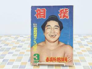 ∧1956年 昭和31年3月15日号 発行｜相撲 春場所相撲号 3月号｜ベースボール・マガジン社 レトロ レア 希少｜ 国技 力士 ■O0373