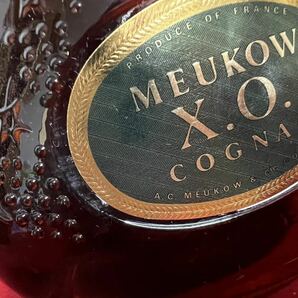 JP1204＊古酒 未開栓 MEUKOW X.O. COGNAC 箱付＊の画像5