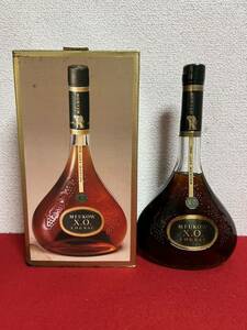 JP1204＊古酒 未開栓 MEUKOW X.O. COGNAC 箱付＊