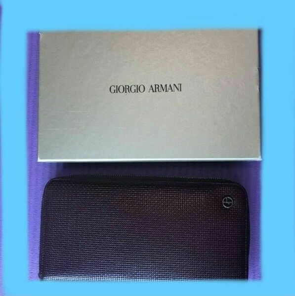 今だけ(*´▽｀*☆【GIORGIO ARMANI】☆ジッパー長財布