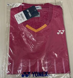  free shipping Yonex game shirt for women lady's regular L size regular price tax included 7480 jpy popular be leak -ru Berry pink made in Japan new goods beautiful 