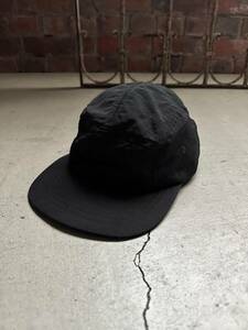 90S MADE IN USA 5パネルキャップ ブラック アメリカ製 ジェットキャップ JET CAP TOPO DESIGN