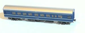 [G42C61]KATO[na is ne20 old product ] case none 20 series . pcs passenger car blue to rain Junk used N gauge 