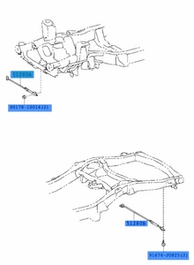 ●新品 未使用●トヨタ純正部品 TOYOTA ＦＪクルーザー パフォーマンスダンパー　フロントリアセット　ボルトナット付き