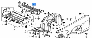 ●新品 未使用●ホンダ純正部品　S2000 AP1 フロント スプラッシュシールド アンダーカバー