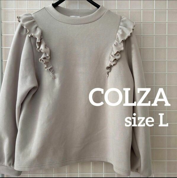 C.O.L.Z.A フリル付き スウェット L 春 Spring