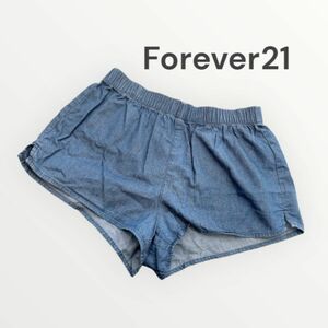 Forever21 デニム風 ショートパンツ 水着 夏ファッション XS