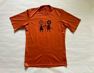 patagonia キャプリーン 半袖 Tシャツ Sサイズ オレンジ トレーニング 廃盤 ビンテージ ランニング プリント ジョギング