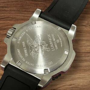 試着程度 ほぼ 新品 ルミノックス LUMINOX クォーツ ミリタリー ウォッチ 3150シリーズ 限定品 ラバーベルト 動作確認済み 腕時計 の画像4
