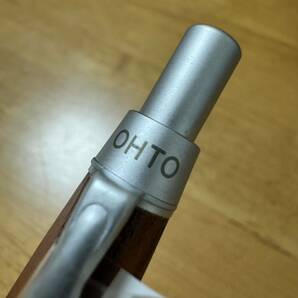新品 廃盤 異型 OHTO オート TWIST ツイスト ボールペン 木のぬくもり ローズウッド 木軸 ニードルポイント NBP-15RW-Tの画像5