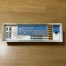 新品 廃盤 TOMBOW トンボ MONO モノ 100 HB 鉛筆 えんぴつ 01 1ダース 12本セット 箱付き 昭和レトロ_画像1