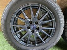 美品　205/55R16 BRIDGESTONE BLIZZAK VRX 16x6.5J +47 PCD100 レクサス CT プリウス カローラ ツーリング スポーツ インプレッサ等_画像2