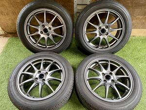 美品　175/60R16 82H BRIDGESTONE ECOPIA EP150 2022年製　バリ山4本セット　16x6J ET 42 PCD 4Hx100 アクア　フィット等